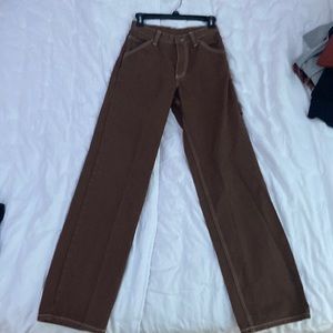 Brown carpenter pants